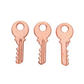 Assorted Mini Key Metal Charm Pendant in 6 Finishes for DIY Jewelry view 10