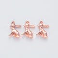 Sitting Rabbit Charm In Assorted Metal Finishes For Jewelry Crafts view 10