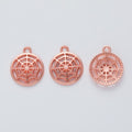 Spiderweb Charm in 5 Metal Finishes for Jewelry Making view 10