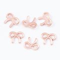 Tiny Bow Metal Jewelry Component in Five Pictured Finishes view 9