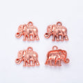 Vintage Finish Metal Elephant Charms in 6 Style Options view 11