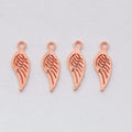 Small Single Wing Metal Charms in Six Finishes for Jewelry Making view 10