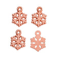 Openwork Snowflake Metal Charm in 5 Distinct Finishes for Jewelry Making view 9