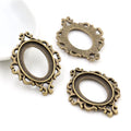 18x25mm 4.5g Gold Zinc Alloy Charm Pendant No.967273 for DIY Necklace Bracelet Jewelry Making view 3
