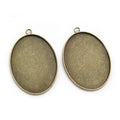 30x40mm 6g Zinc Alloy Charm Pendant for DIY Necklace Bracelet Jewelry Making view 3