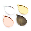 18x25mm 1.5g Zinc Alloy Charm Pendant for DIY Necklace Bracelet Jewelry Making view 1