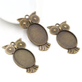 18x25mm Inner Diameter Alloy Pendant Tray Base, 6g DIY Jewelry Setting Accessories view 4