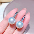 2024 French Style Faux Pearl Earrings For Women, Luxury Minimalist Fashion Ear Cuff Jewelry view 3