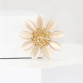 Alloy Enamel Chrysanthemum Flower Brooch Pin For Dresses And Cardigans view 2