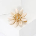 Alloy Enamel Chrysanthemum Flower Brooch Pin For Dresses And Cardigans view 3