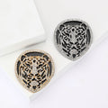 Alloy Rhinestone Tiger Head Brooch Pin For Statement Suit Decoration view 1