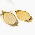 30x40mm 10g Gold Zinc Alloy Charm Pendant No.667741 for DIY Necklace Bracelet Jewelry Making view 3