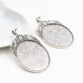 30x40mm 9g Zinc Alloy Charm Pendant for DIY Necklace Bracelet Jewelry Making view 3
