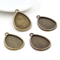 18x25mm 5.5g Gold Zinc Alloy Charm Pendant for DIY Necklace Bracelet Jewelry Making view 3