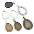 18x25mm 5.5g Gold Zinc Alloy Charm Pendant for DIY Necklace Bracelet Jewelry Making view 1
