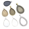18x25mm 5.5g Gold Zinc Alloy Charm Pendant for DIY Necklace Bracelet Jewelry Making view 5