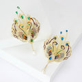 Alloy Zircon Phoenix Brooch For Elegant Dress And Suit Decoration view 1
