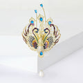 Alloy Zircon Phoenix Brooch For Elegant Dress And Suit Decoration view 2