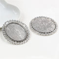 30x40mm 13g Zinc Alloy Charm Pendant No.243892 for DIY Necklace Bracelet Jewelry Making view 2