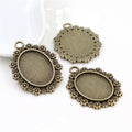 18x25mm 7g Zinc Alloy Charm Pendant No.924484 for DIY Necklace Bracelet Jewelry Making view 3