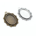 18x25mm 7g Zinc Alloy Charm Pendant No.924484 for DIY Necklace Bracelet Jewelry Making view 5