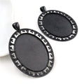 30x40mm 9g Zinc Alloy Charm Pendant No.834762 for DIY Necklace Bracelet Jewelry Making view 3