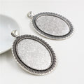 30x40mm 12g Zinc Alloy Charm Pendant for DIY Necklace Bracelet Jewelry Making view 3