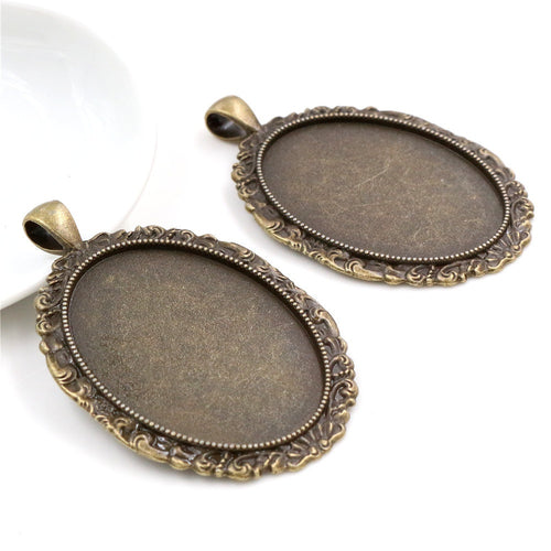 30x40mm 9g Zinc Alloy Charm Pendant No.194628 for DIY Necklace Bracelet Jewelry Making
