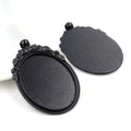 30x40mm 10g Zinc Alloy Charm Pendant No.558673 for DIY Necklace Bracelet Jewelry Making view 3