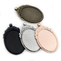 30x40mm 10g Zinc Alloy Charm Pendant No.558673 for DIY Necklace Bracelet Jewelry Making view 5