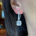 Luxury Niche Minimalist Drop Earrings For Women, Fashion Versatile Temperament Ear Cuff Jewelry view 3