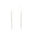 Elegant Korean Style Rhinestone Curved Ear Cuff Clip With Long Chain Tassel Alloy Zircon Drop Earrings view 5