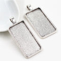 19x38mm 9g Zinc Alloy Charm Pendant for DIY Necklace Bracelet Jewelry Making view 3