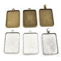 23x33mm Gold Zinc Alloy Charm Pendant for DIY Necklace Bracelet Jewelry Making view 5