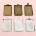 23x33mm Gold Zinc Alloy Charm Pendant for DIY Necklace Bracelet Jewelry Making view 1