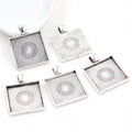 20mm 5g Gold Zinc Alloy Charm Pendant for DIY Necklace Bracelet Jewelry Making view 3