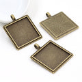25mm 7g Zinc Alloy Charm Pendant No.522436 for DIY Necklace Bracelet Jewelry Making view 3