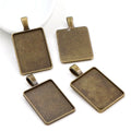 18x25mm 4.5g Gold Zinc Alloy Charm Pendant for DIY Necklace Bracelet Jewelry Making view 4