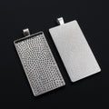 25x50mm 10g Zinc Alloy Charm Pendant for DIY Necklace Bracelet Jewelry Making view 4