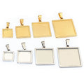25mm Gold Zinc Alloy Charm Pendant No.058663 for DIY Necklace Bracelet Jewelry Making view 5