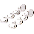 Stainless Steel Double Ball Open Gold Ring Cabochon Setting Base With 6-25mm Inner Diameter view 2