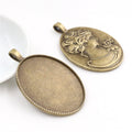 30x40mm 9g Zinc Alloy Charm Pendant No.537292 for DIY Necklace Bracelet Jewelry Making view 2