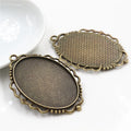 30x40mm 8g Zinc Alloy Charm Pendant for DIY Necklace Bracelet Jewelry Making view 2