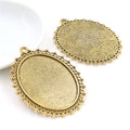 30x40mm 9g Zinc Alloy Charm Pendant No.525102 for DIY Necklace Bracelet Jewelry Making view 3