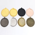 30x40mm 9g Zinc Alloy Charm Pendant No.525102 for DIY Necklace Bracelet Jewelry Making view 1