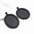 30x40mm 10g Zinc Alloy Charm Pendant No.084903 for DIY Necklace Bracelet Jewelry Making view 2