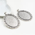 30x40mm 10g Zinc Alloy Charm Pendant No.084903 for DIY Necklace Bracelet Jewelry Making view 4