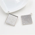 20mm 7g Zinc Alloy Charm Pendant for DIY Necklace Bracelet Jewelry Making view 3
