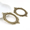 30x40mm 7g Gold Zinc Alloy Charm Pendant No.108120 for DIY Necklace Bracelet Jewelry Making view 3