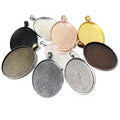 30x40mm 7g Gold Zinc Alloy Charm Pendant for DIY Necklace Bracelet Jewelry Making view 1